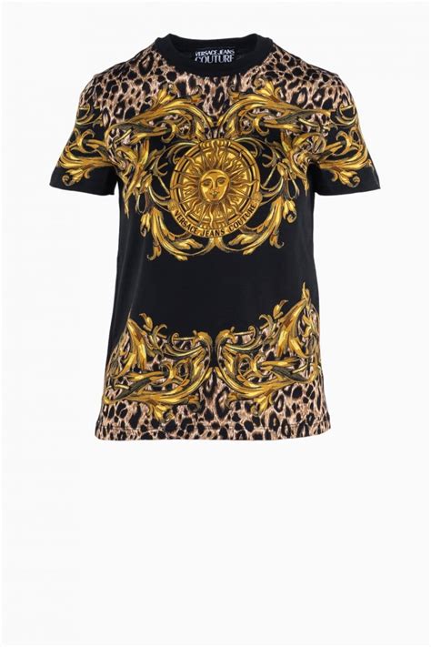 tricou versace jeans couture dama|Versace Jeans Couture Tricou pe Roz .